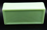 Jadeite Uranium Glass Rectangular Refrigerator Box