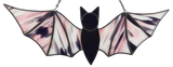 Bat Suncatcher - Purple, Pink, & White