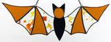 ColorSplash Bat Suncatcher - Amber & Yellow