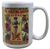 Female Freak Show Vintage Circus Poster Mug