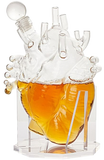 Anatomical Heart Whiskey & Wine Decanter Set