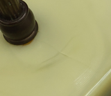 Uranium Slag Glass Table Lamp