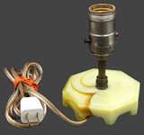 Uranium Slag Glass Table Lamp