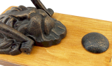 Lion Cast Iron Door Knocker & Strike Plate