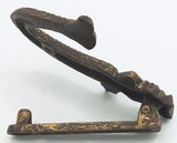 Brass Finished Cast Iron Mermaid Door Knocker