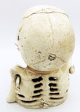The Miser Cast Iron Skull Bank