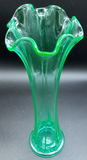 Tall Uranium Glass Vase