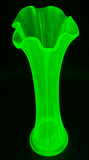 Tall Uranium Glass Vase