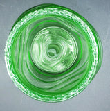 Triangular Uranium Glass Storage Container